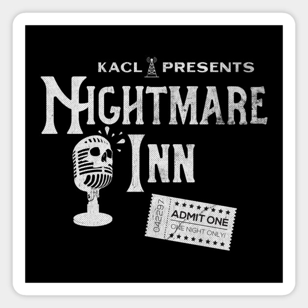 Nightmare Inn Vintage Version Magnet by machmigo